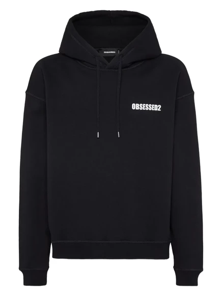 Мужская худи DSquared2 Obsessed2, черная