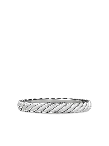 Женское кольцо David Yurman Cable Collectibles из стерлингового серебра, 3 мм