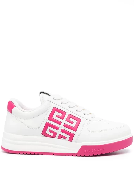 Женские кроссовки Givenchy G4, бело-розовые