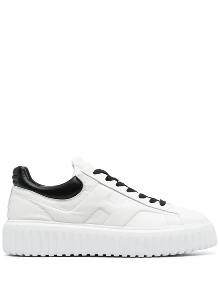 Кроссовки с низким берцем Hogan H-Stripes white