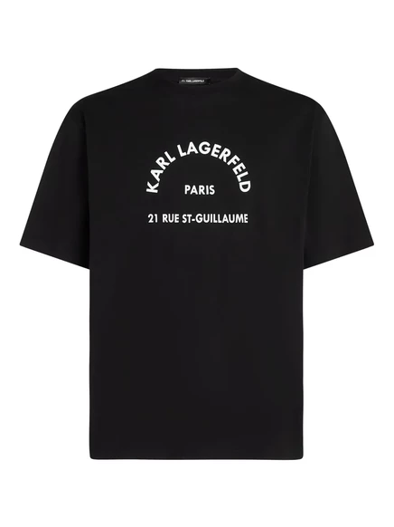 Мужская футболка Karl Lagerfeld Rue St-Guillaume, черная