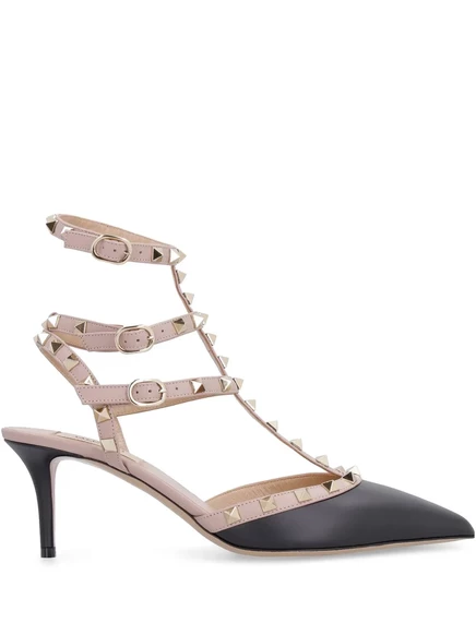 Женские туфли valentino garavani rockstud 65 мм, черные