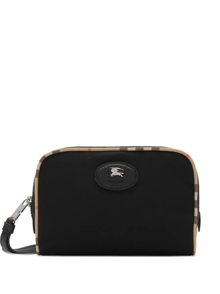 Мужской несессер Burberry Small Check, черный