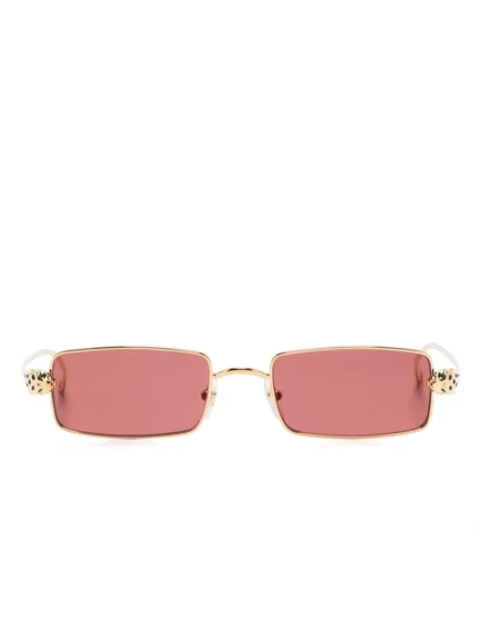 Женские солнцезащитные очки Cartier Eyewear, золотистые