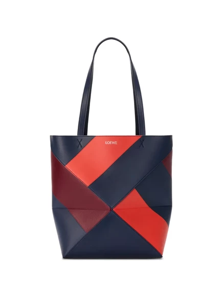 Средняя сумка-тоут LOEWE Puzzle Fold, синяя