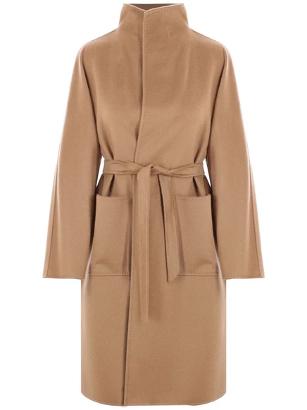 Женское пальто Max Mara из кашемира, коричневое