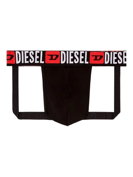 Мужские стринги Diesel с логотипом на поясе, черные