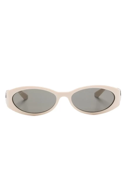 Женские солнцезащитные очки Gucci Eyewear, кремовые