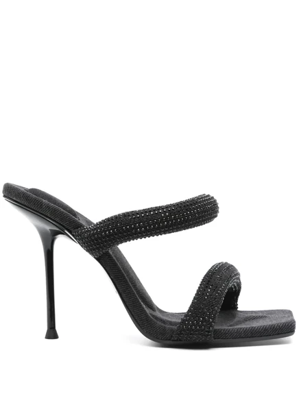 Сандалии-трубочки Alexander Wang 105mm Julie black