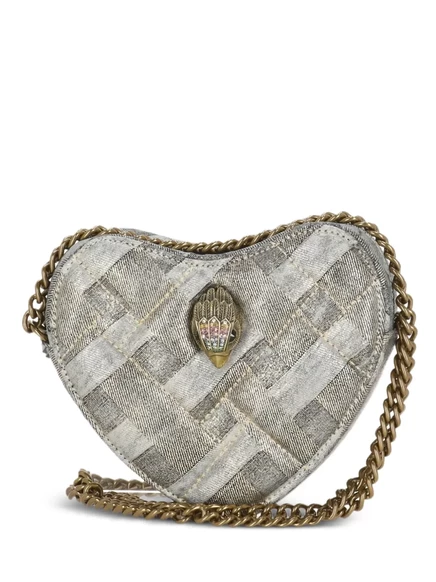 Женская мини‑сумка Kurt Geiger London стеганая, серая