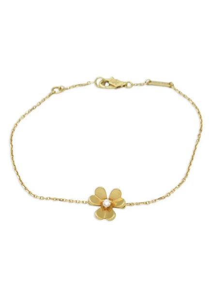 Браслет Van Cleef & Arpels mini Frivole, 18K, с бриллиантами