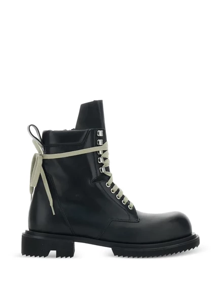 Мужские ботинки Rick Owens Low Army на шнуровке, черные