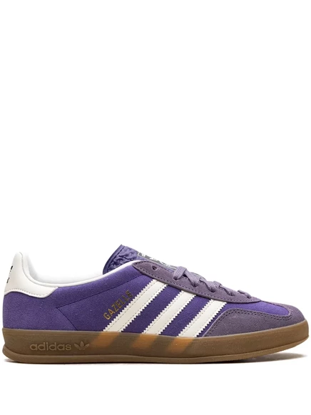 Унисекс-кроссовки Adidas Gazelle Indoor, фиолетовые