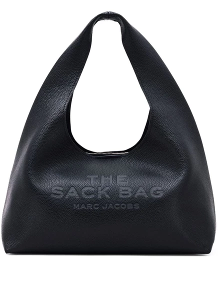 Плечевая сумка Marc Jacobs The Sack из кожи, черная