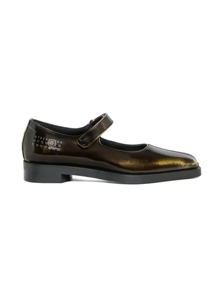 Балетки для девочек MM6 Maison Margiela Kids, золотистые