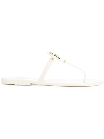 Желейные босоножки Tory Burch Mini Miller jelly white