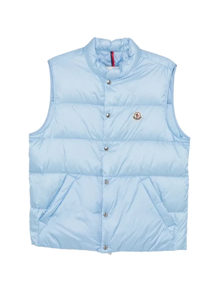 Мужской пуховый жилет Moncler Tuquerouye, синий
