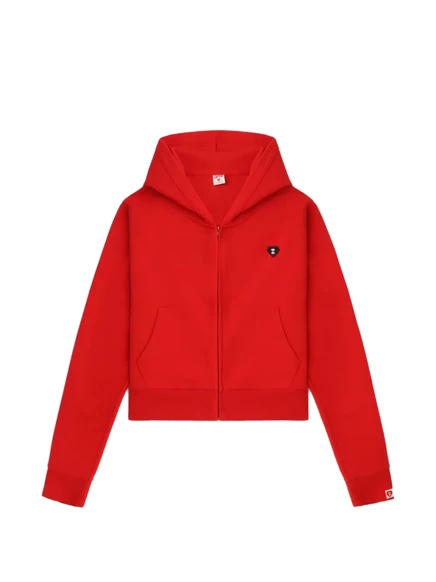 Женская толстовка на молнии A Bathing Ape, красная
