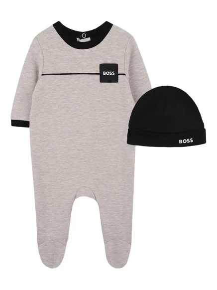 Пижама для младенцев Boss Kidswear набор из 2, серая