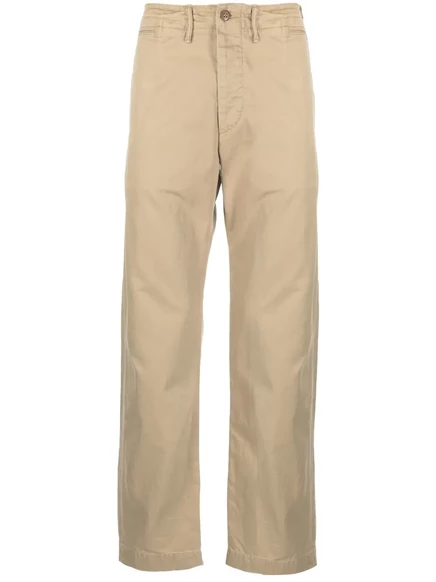 Мужские брюки Ralph Lauren RRL прямого кроя, бежевые