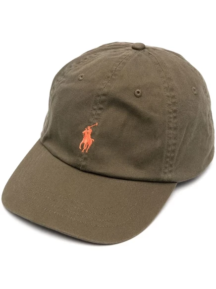 Мужская бейсболка Polo Ralph Lauren с логотипом, хаки