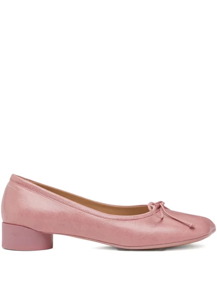 Женские туфли MM6 Maison Margiela с бантом, розовые