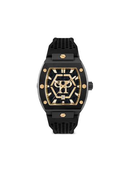 Мужские часы Philipp Plein Hexagon Phantom 44 мм, черные