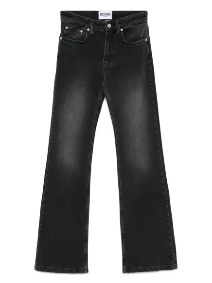 Джинсы MOSCHINO JEANS с отделкой под камень grey