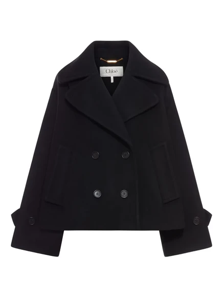 Двубортный пиджак от Chloé 001 black