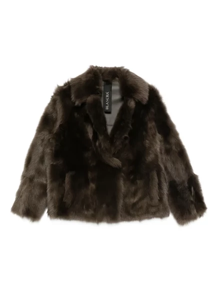 Дубленочный жакет Blancha brown