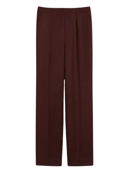 Брюки в складку от Max Mara brown