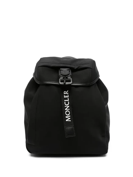 Женский рюкзак Moncler Trick с кулиской, черный