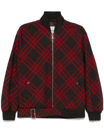 Клетчатая куртка-бомбер Burberry