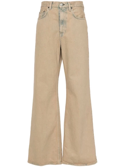 Женские джинсы Acne Studios широкие, тауп