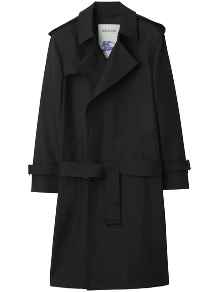 Двубортный тренч от Burberry с поясом black