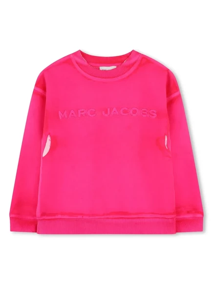 Детский свитшот Marc Jacobs Kids, розовый