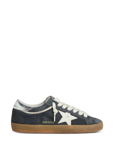 Мужские кроссовки Golden Goose замшевые со звездой, серые