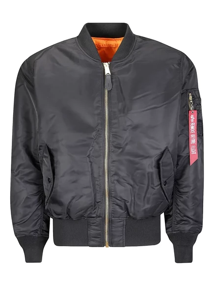 Унисекс бомбер Alpha Industries MA-1 heritage, черный