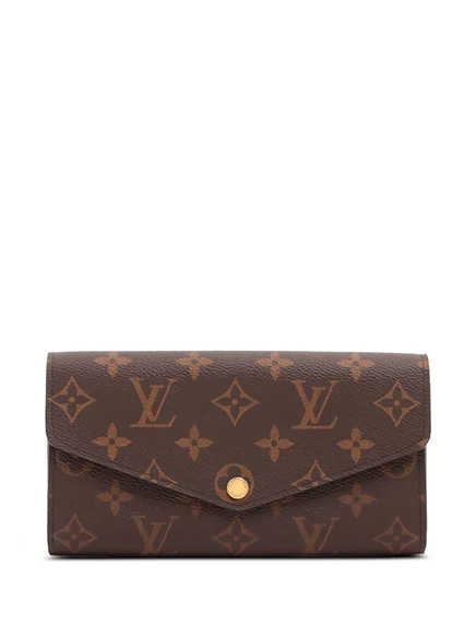 Женский кошелек Louis Vuitton Portefeuille Sarah, коричневый