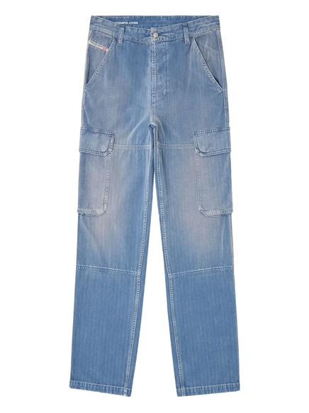 Мужские джинсы Diesel D-Uty карго, синие