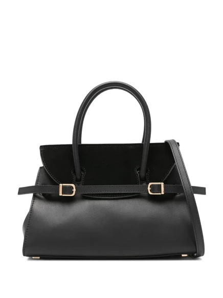 Сумка-тоут Simkhai small River из замши с пряжкой black