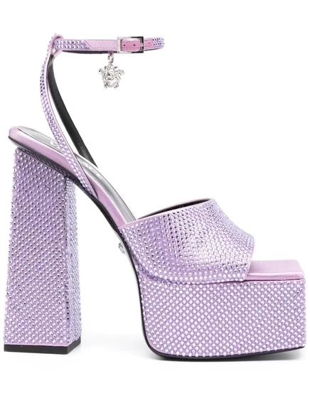 Женские босоножки Versace Aevitas 150 мм, сиреневые