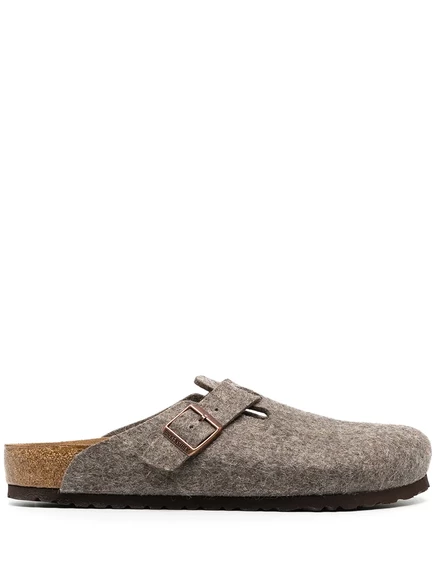 Мужские тапочки Birkenstock Boston, коричневые