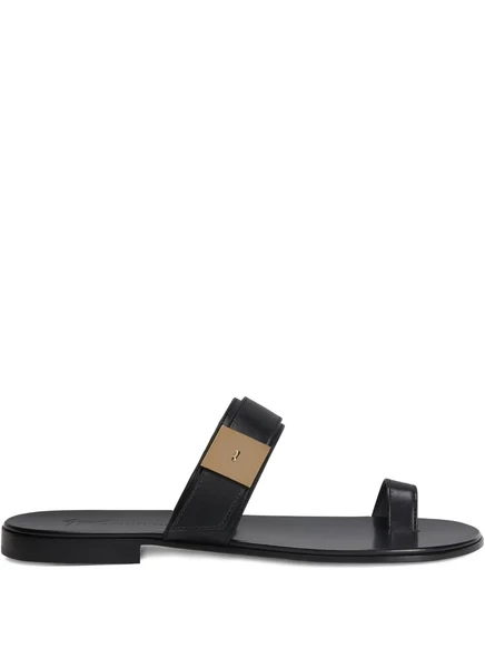 Мужские сандалии Giuseppe Zanotti Flavien с петлей, черные