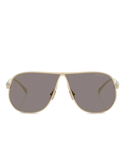 Женские солнцезащитные очки Miu Miu Eyewear, золотые