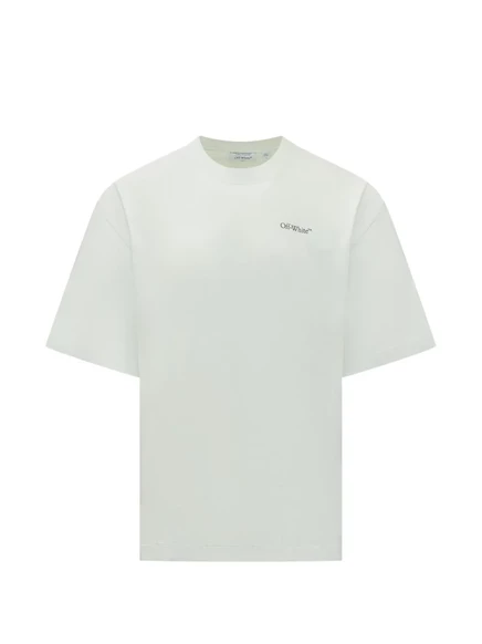 Мужская футболка Off-White со стрелами, зеленая