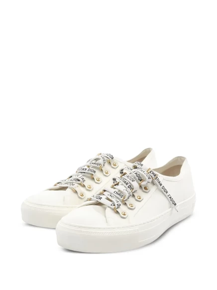 Женские кеды Christian Dior Pre-Owned Walk'n'Dior, белые