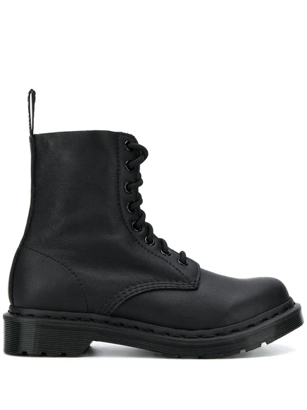 Женские ботинки Dr. Martens 1460 Pascal кожаные, ПВХ подошва, черные
