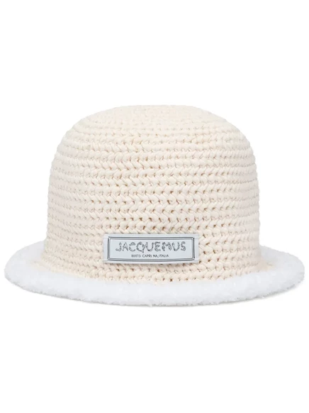 Панама Jacquemus Le bob Bordino, слоновая кость