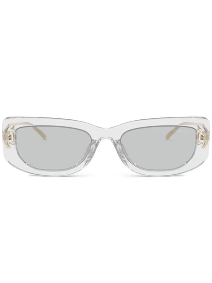 Солнцезащитные очки с треугольным логотипом Prada Eyewear grey